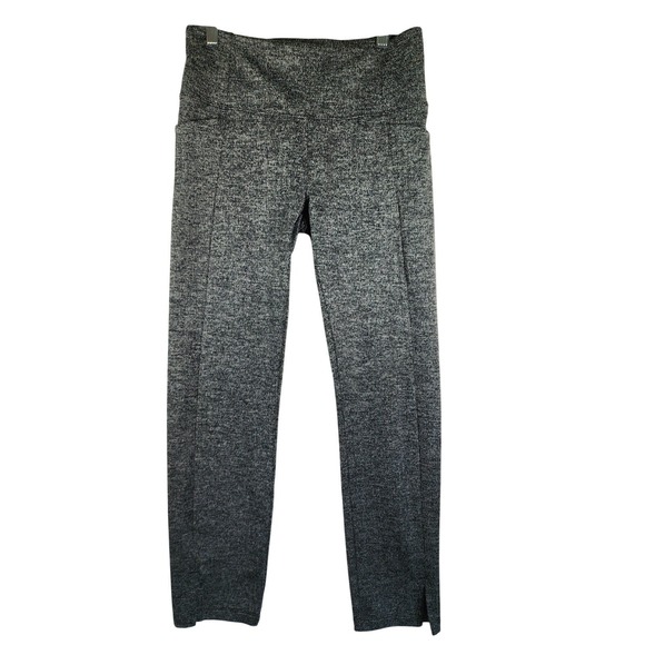 Athleta Pants - Athleta Herringbone Women S Mercer Leggings Gray Stretch Skinny Athleisure Yoga